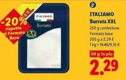 Lidl Italiamo Burrata XXL offerta