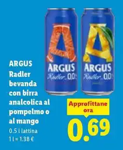 Lidl ARGUS Radler offerta