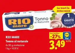 Lidl RIO MARE offerta