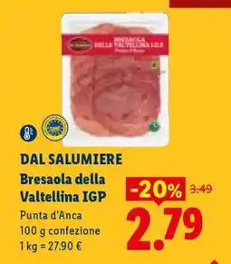 Lidl Bresaola della Valtellina IGP offerta