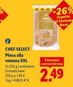 Lidl Chef Select Pinsa alla romana XXL offerta