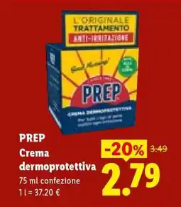 Lidl Prep Crema dermoprotettiva offerta