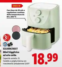 Lidl SILVERCREST Mini friggitrice ad aria calda offerta