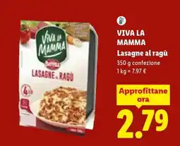Lidl Viva la Mamma Lasagne al ragù offerta