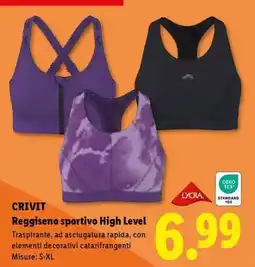 Lidl CRIVIT Reggiseno sportivo “High Level” offerta