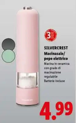 Lidl SILVERCREST Macinasale/pepe elettrico offerta