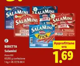 Lidl BERETTA Salamini offerta