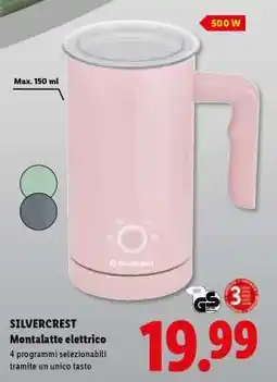 Lidl SILVERCREST Montalatte elettrico offerta