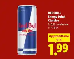 Lidl RED BULL Energy Drink Classico offerta