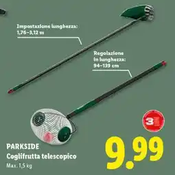 Lidl PARKSIDE Coglifrutta telescopico offerta