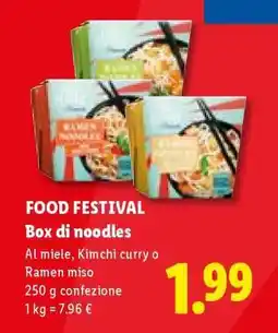 Lidl Box di noodles offerta