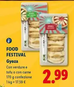 Lidl FOOD FESTIVAL Gyoza offerta