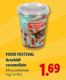 Lidl FOOD FESTIVAL Arachidi caramellate offerta