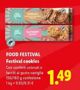 Lidl FOOD FESTIVAL Festival Cookies offerta