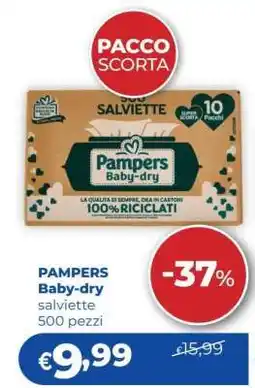 Acqua & Sapone Pampers Baby Dry offerta