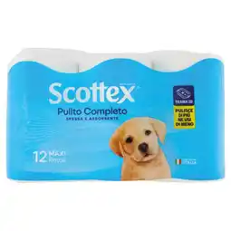 Spazio Conad CARTA IGIENICA PULITO COMPLETO SCOTTEX offerta