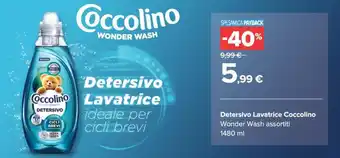 Detersivo Lavatrice Coccolino Wonder Wash