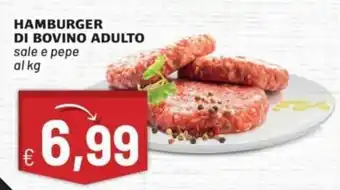 Sisa Hamburger di Bovino Adulto offerta