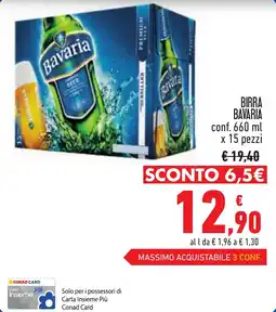 Conad Birra Bavaria offerta