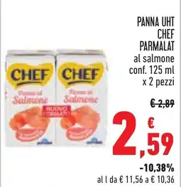 Conad Panna UHT Chef al salmone offerta