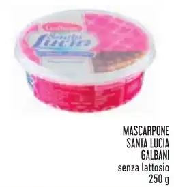 Conad Mascarpone Santa Lucia Galbani senza lattosio offerta