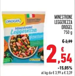 Conad Minestrone Leggerezza Orogel offerta