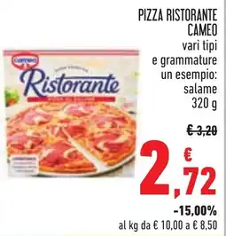 Conad Pizza Ristorante Cameo offerta