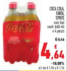 Conad Coca Cola, Fanta, Sprite offerta