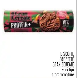 Conad Biscotti, barrette Gran Cereale offerta