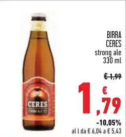 Conad Birra Ceres strong ale offerta