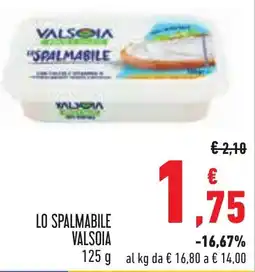 Conad Lo spalmabile Valsoia offerta