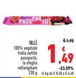 Conad Vallè passpartù offerta