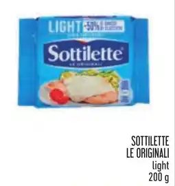 Conad Sottilette le originali light offerta