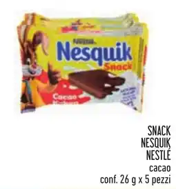 Conad Snack Nesquik Nestlé cacao offerta