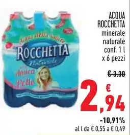 Conad Acqua della salute Rocchetta offerta
