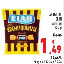 Conad Caramelle Elah Kremliquirizia offerta