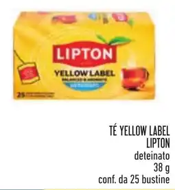 Conad Té yellow label lipton offerta