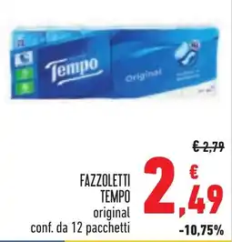 Conad Fazzoletti Tempo original offerta