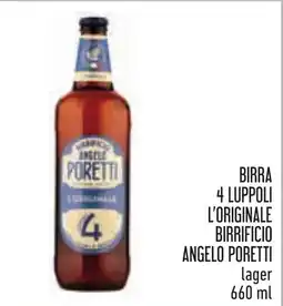 Conad Birra 4 luppoli l'originale birrificio angelo poretti offerta
