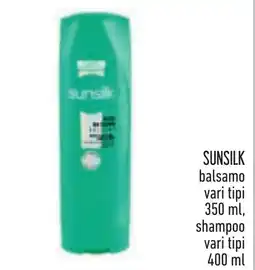 Conad Sunsilk balsamo shampoo offerta