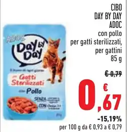 Conad Cibo day by day adoc per gatti sterilizzati, per gattini offerta