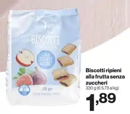 In'S Mercato Biscotti ripieni alla frutta senza zuccheri offerta