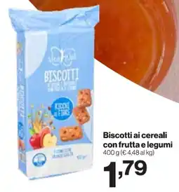 In'S Mercato Biscotti ai cereali con frutta e legumi offerta