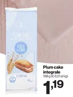 In'S Mercato Plum cake integrale offerta