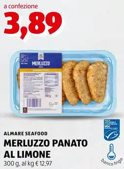 ALDI Almare Seafood Merluzzo Panato al Limone offerta