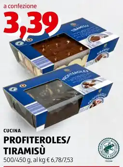 Spazio Conad Profiteroles/Tiramisù offerta