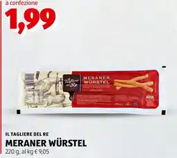 ALDI Il tagliere del re meraner würstel offerta