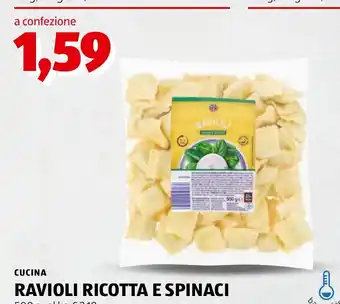 Ravioli ricotta e spinaci