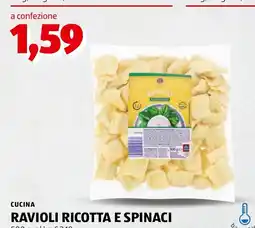 Spazio Conad Ravioli ricotta e spinaci offerta