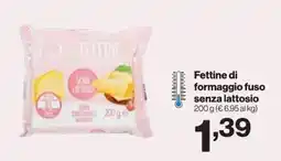 In'S Mercato Fettine di formaggio fuso senza lattosio offerta